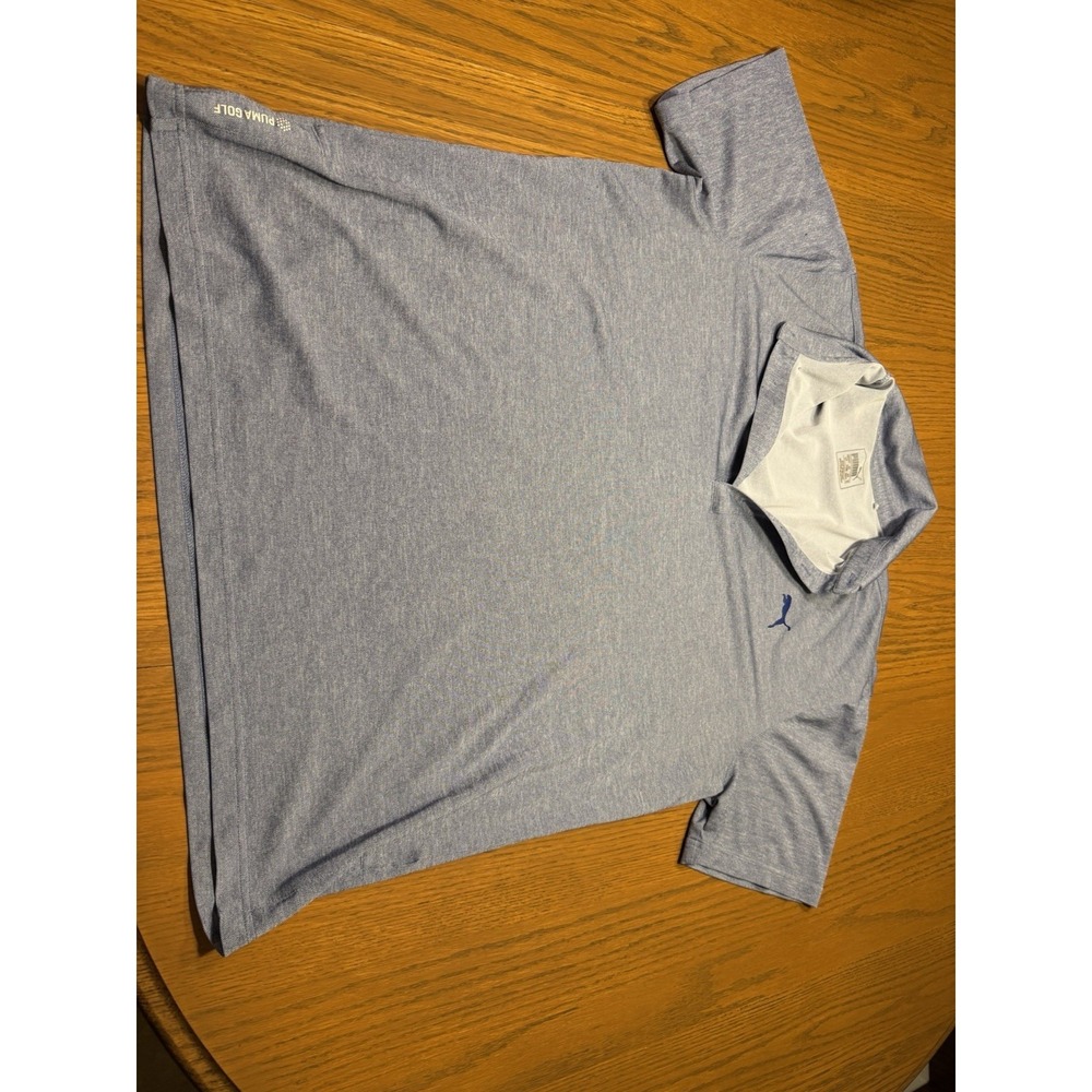 Mens Large Puma Golf Polo. Blue